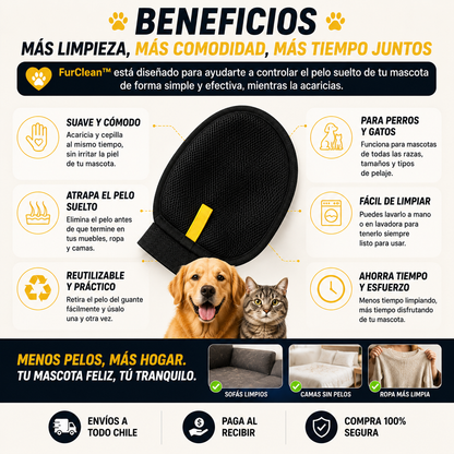 FurClean™ - Sin pelos en el hogar