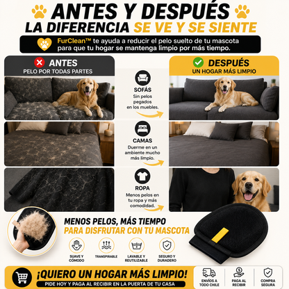 FurClean™ - Sin pelos en el hogar