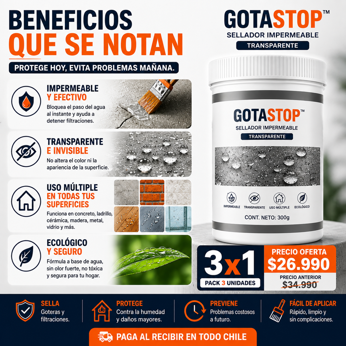 GotaStop™ - ¡Que Una Gotera No Te Arruine La Casa!