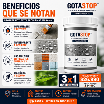 GotaStop™ - ¡Que Una Gotera No Te Arruine La Casa!