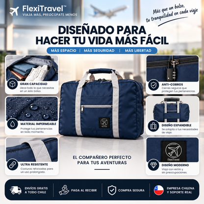 FlexiTravel™ - Tu Maleta Anti-Cobros