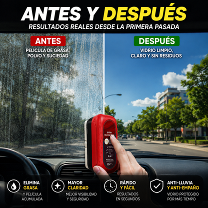 ClearTech™ — Cepillo Inteligente para Vidrios